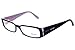 Prada Vpr 10F 3Ax-1O1 Black/Lavender Eyeglasses