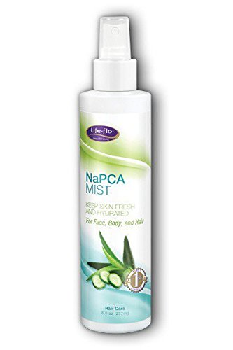 LIFE-FLO NaPCA Hydrating Mist for Skin Care and Hair Care - w/Sodium PCA, Aloe Vera Gel - Face Moisturizer, Makeup Setting Spray, Refreshing Hair and Body Mist, All Skin Types - 60-Day Guarantee, 8oz