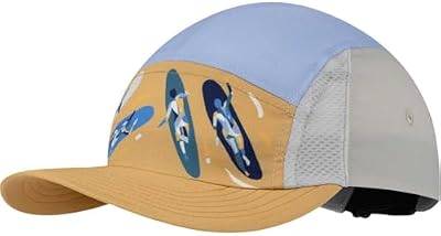 ®| Gorra 5 Panel Go Flexible, UPF50, Ajustable, Sostenible, Ligera, Correr, Materiales reciclados, Comoda L/XL Azul