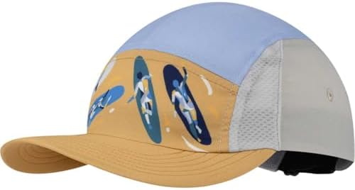®| Gorra 5 Panel Go Flexible, UPF50, Ajustable, Sostenible, Ligera, Correr, Materiales reciclados, Comoda L/XL Azul