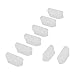 uxcell - a16040100ux0073eu a16040100ux0073 Rubber Computer TV HDMI Female Port Dust Dustproof Cover Protector 8pcs Clear Pack of 8