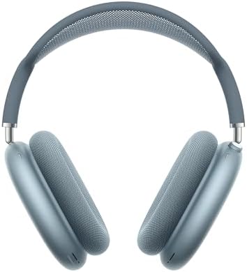 AirPods Max Kabellose Kopfhörer, aktive Geräuschunterdrückung auf Pro Level, Transparenzmodus, personalisiertes 3D Audio, USB-C Ladecase, Blau