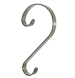 2-Piece Antique Brass Scroll Stocking Hanger Set