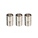 Linsoir Beads Rhodium Tone Inner Hole Size 12mm Glue-in Magnetic Clasps for 12mm Cords Pack of 10 Sets