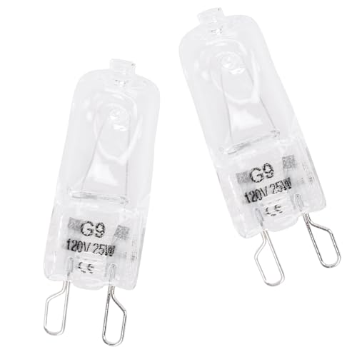 Lusperi WPW10169757 Wall Oven Light Bulb, Compatible with Whirlpool Jenn-Air Kitchenaid Wall Oven, for KEBK101SSS02 GBS309PVB02 KEBS207SSS04 JGRP636HM01 W10169757(120V 25W G9)
