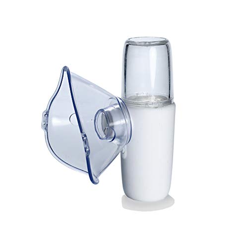 ShareMoon Portable Mini Inhaler Machine Handheld Steam Compressor Humidifier Vaporizer Cool Mist Inhaler Kits for Adults & Kids(Clear White) - Thumbnail 7