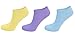 Chic 3 Pack Womens Socks Purple Blue Yellow