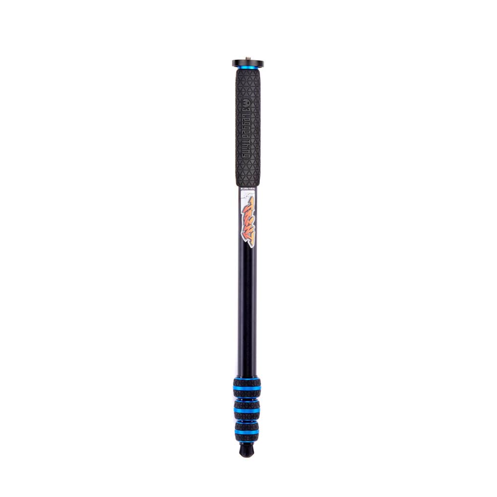 3 Legged Thing Punks Trent 2.0 Monopod - Lightweight Magnesium Alloy Camera Monopod with Multiple Uses for Heavy Equipment - Blue (TRENTBLUE2.0)