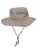 MG Men's Brushed Cotton Twill Aussie Side Snap Chin Cord Hat