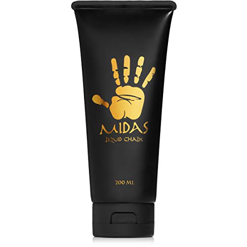 MIDAS Liquid Chalk - Grip for Rock Climbing, Cross Fit, Gymnastics, and Powerlifting (200ml & 50ml)