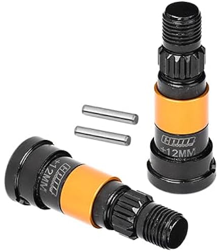 Amazon.com: 10mm Extended Stub Axle 7768 Wheel Hubs 7756 Aluminum