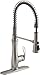 KOHLER 29106-VS Bellera Pull Down Sprayer, Kitchen Sink Faucet, 3 Function Spray Head, Vibrant Stainless