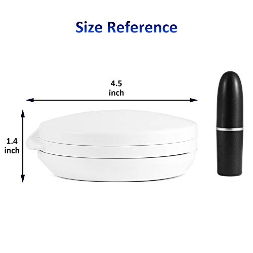 image for KEDSUM 1X/10X Magnification Double Sided LED Lighted Makeup Mirror,Com