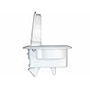 Round-White-Plastic-Flush-Slam-Latch-with-Lock–Boat-Rv-Caravan–Five-Oceans