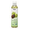 NOW Solutions, Organic Grapeseed Oil, Skin Care for Sensitive Skin, Light Silky Moisturizer for All Skin Types, 8-Ounce…