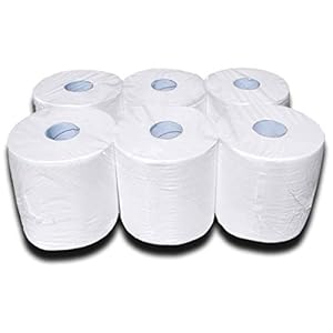 Papieren handdoeken voor dispenser, papieren handdoekrollen binnenafwikkeling, keukenrollen grote verpakking…