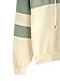 SweatyRocks Women's Long Sleeve Color Block Cactus Embroidered Pullover Hoodies Beige_Green L