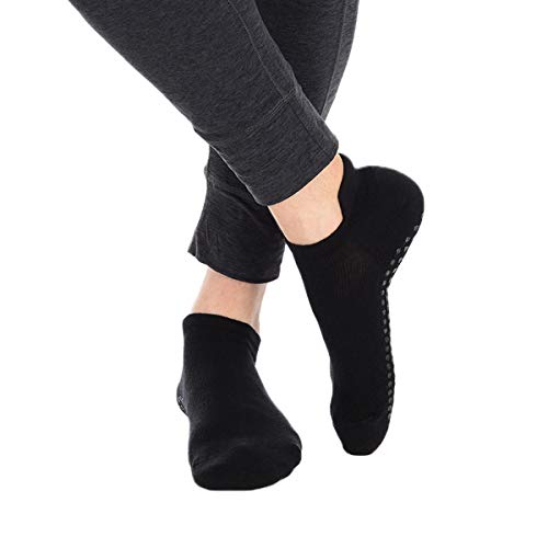 Great Soles Tabbed Grip Socks for Men - Non Slip Yoga Socks for Pilates, Barre, Ballet and Everyday Wear