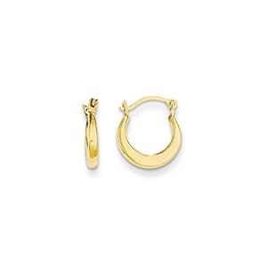 14k gold girls earrings gold coin