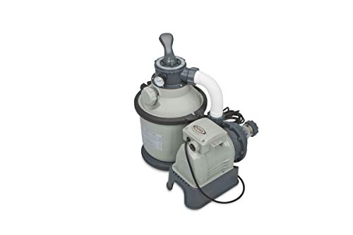 Intex Krystal Clear Sand Filter Pump for Above Ground Pools, 10-inch, 110-120V with GFCI