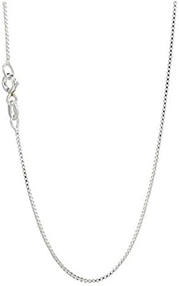 Millechic Sterling Silver Box Chain Necklace
