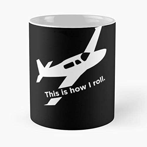 Pilot Aviation Airplane Ceramic Mugs Home & Kitchen