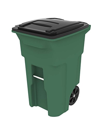 trash can with attached lid