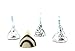 Hershey's Kisses, Hugs and Kisses Milk Chocolate Assortment, Silver Striped Foils (Pack of 2 Pound)