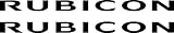 avgrafx Rubicon Jeep Aftermarket Decal Black 2 Decals