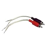 Goazo Adapter Cable from Speaker Wires to RCA Plug