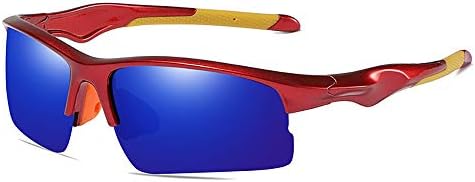 MIJNUX Men's Outdoor Riding Glasses Sports Polarized Sunglasses Anti-Glare UV Polarized Glasses Bike Glasses