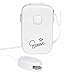 Smart Bedwetting Alarm for Deep Sleepers & Children with Interchangeable Stickers 8 Loud Tones Lights and Vibration; Full Featured Low Cost Bed wetting Enuresis Alarm to Permanently Stop Bed-wetting