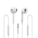 Devobuds iPhone Headphones Premium Quality Earbuds Earphones with Mic & Remote Control, Compatible with iPhone,iPad /iPod (WHITE)