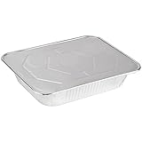 A World of Deals 9 X 13 Half Size Deep Foil Steam Pans with Lids 10 Pack