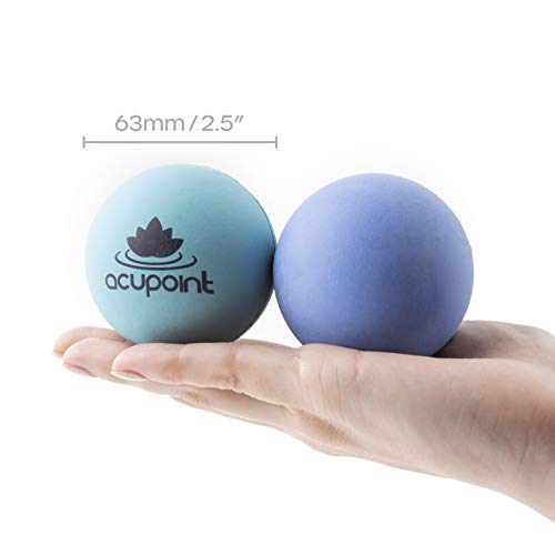 Acupoint Physical Massage Therapy Lacrosse Ball Set Ideal for Yoga