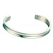 Joybeauty 6mm High Polished Stainless Steel Cuff Bracelet Bangles for Mens Womens Pack of 1 Pcs (Steel)