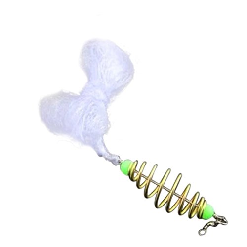 Net for Fish Bait Net Casting Net Fish Nets for Fishing,SMYTShop Wholesale Fishing Net Trap Design Copper Shoal Winter Fishing Net Luminous Beads Swivel Fishing Tackle Fishnet (2.52.5cm)
