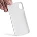 totallee iPhone X Case, Thinnest Cover Premium Ultra Thin Light Slim Minimal Anti-Scratch Protective - for Apple iPhone X (Jet White)