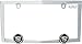 Cruiser Accessories 10330 Cadillac License Plate Frame, Chrome w/fastener caps
