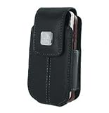 BlackBerry 8220 Leather Swivel Holster (Black)