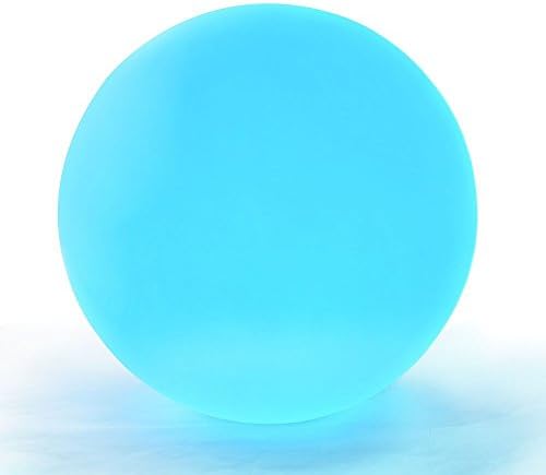 Mood Lamp Colour Changing LED Ball Light Rechargeable Remote Control Decorative RGB Orb Lighting Color Changing Cordless Night Lights for Home Garden (10.1")
