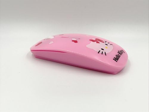 Cut3 Hello Kitty Wireless Optical Ultra Slim Silent Computer/Laptop/Gaming Nano Mouse (Heart)