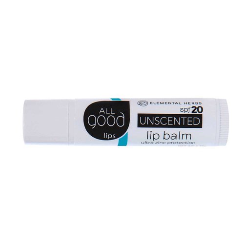 All good lips - spf 20 lip balm - unscented