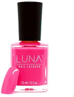 Hottest Pink - Neon Collection Pink Flat Glossy Vegan Cruelty-Free 10-Free Natural Nail Polish Lacquer Vernes Esmalte