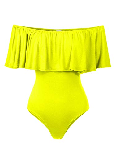 BEYONDFAB Women's Plain Sleeveless Stretch Tube Bodycon Leotard Bodysuit