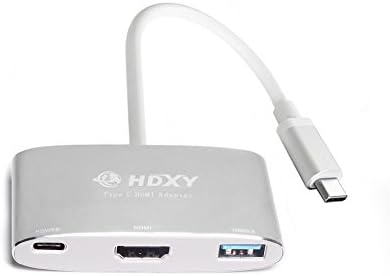 HDXY USB-C to HDMI Hub Type-C to HDMI Converter Adapter with 3.0 USB Ports