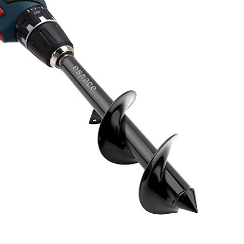 Espace Auger Drill Bit for Planting 3.2 x 12 Inch Premium Garden