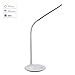 Makimoo Smart WiFi LED Desk Lamp Work with Alexa Echo Dot Google Home and IFTTT Office Table Lamp with USB Charging Port Touch Control 5 Color Modes 12V