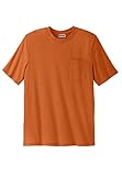 Kingsize Men's Big & Tall Lightweight Pocket Crewneck Tee