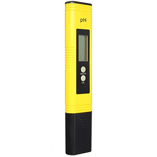 HJuyYuah Electric Digital PH Meter Tester Pocket Water Hydroponics Pen Aquarium Pool Test Yellow
